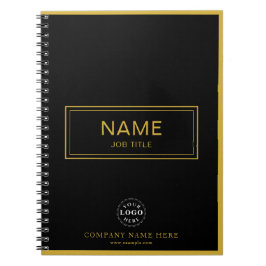 Custom Spiralnotebook mit Name & Business-Logo Notizblock
