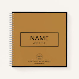 Custom Spiralnotebook mit Name & Business-Logo Notizbuch