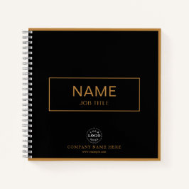 Custom Spiralnotebook mit Name & Business-Logo Notizbuch
