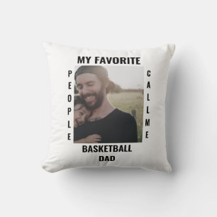Custom Sports dad Sports Mom Fotovorlage Kissen