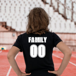 Custom Sports Jersey - Family Support Section T-Shirt