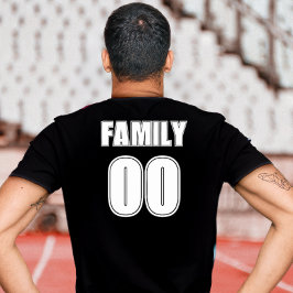 Custom Sports Jersey - Family Support Section T-Shirt