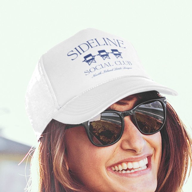 Custom Sports Mama Sideline Social Club Truckerkappe (Von Creator hochgeladen)