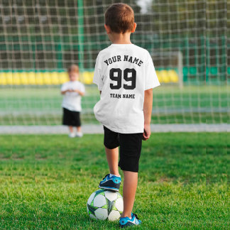 Custom Sports Team Jersey Schwarze Nummer und Name T-Shirt