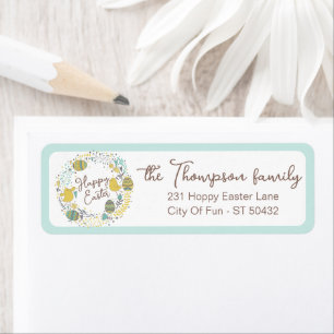 Custom Spring Floral Niedlich Chicks Happy