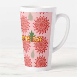 Custom Spring Flower Women's Day Pattern Milchtasse