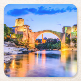 Custom Square Untersetzer Mostar