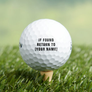 Custom Srixon Soft Feel Golf Balls - Personalisier Golfball