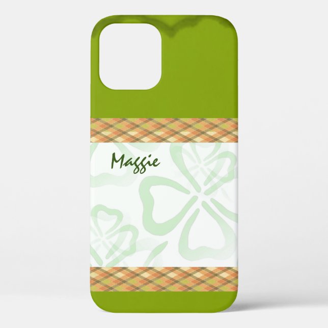 Custom St Patrick's Day Design iPhone Case (Rückseite)