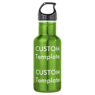 Custom Stainless Steel Water Flasche GREEN 18oz. Trinkflasche
