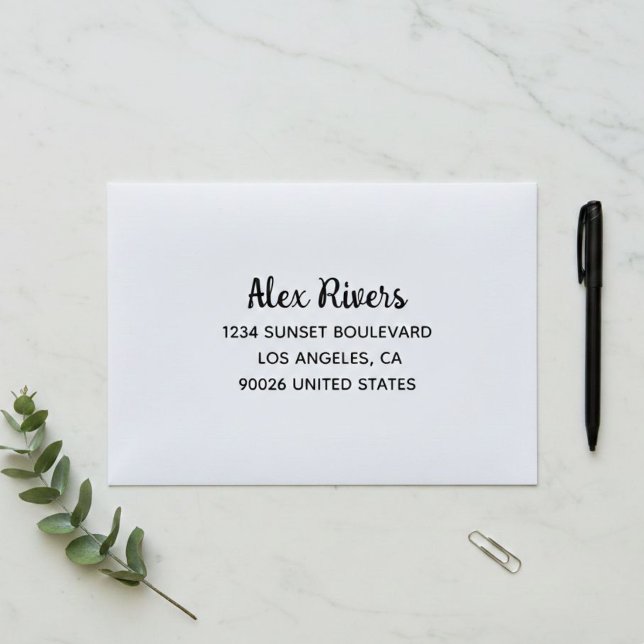  Custom Stamp | Personalized Address Stamp Gummistempel (Von Creator hochgeladen)