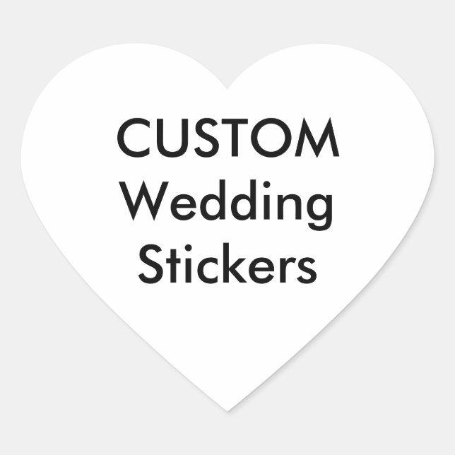 Custom Stickers HEART GLOSSY (20 pk.) (Vorderseite)