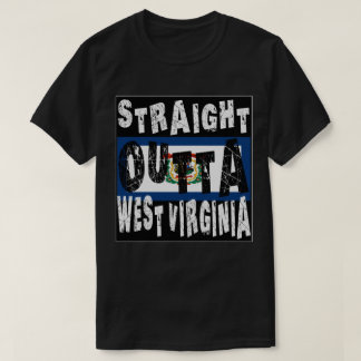 CUSTOM Straight Outta West Virginia Meme T-Shirt