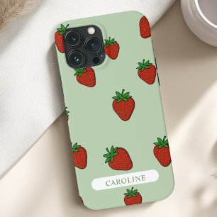 Custom Strawberry Green Case-Mate iPhone Hülle