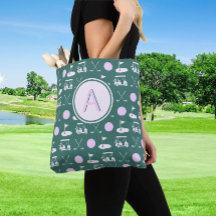 CUSTOM STYLISH LADY GOLFER MONOGRAMM