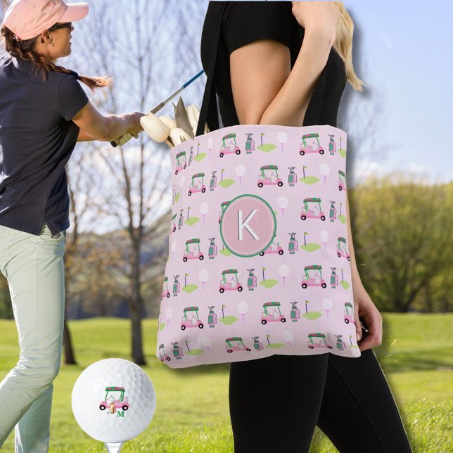 CUSTOM STYLISH LADY GOLFER MONOGRAMM TASCHE (Von Creator hochgeladen)