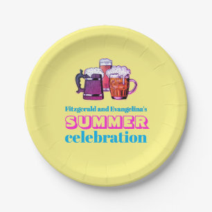 Custom Summer Celebration BIERS Pappteller