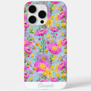 Custom Summer Hütte Garden Blue iPhone 16 Pro Max Hülle