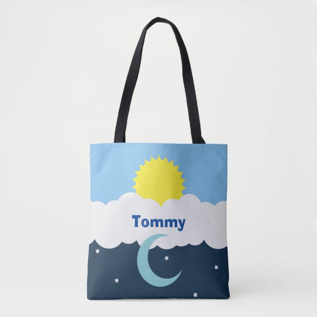 Custom Sun and Moon Baby Tasche (Vorderseite)