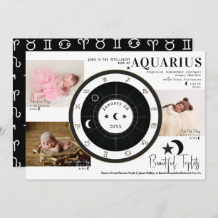 Custom Sun Moon Astrologie Triplet Ankündigung