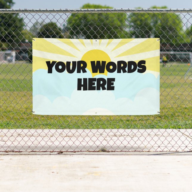 Custom Sunshine Banner (Insitu)
