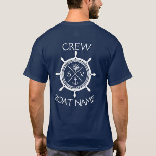 Custom SV Segelschiff Logo "Ihr Name hier" T-S T-Shirt