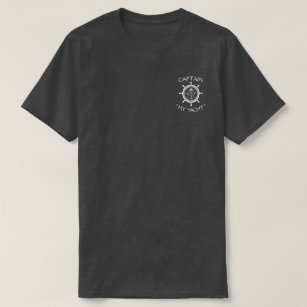 100% Baumwolle Segelboot Silhouette Rundhals Comedy Shirts Jungen T-Shirt Top Basic Print-Shirt