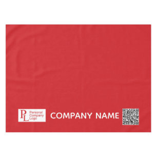 Custom Table Cover Logo Business Show Red Tischdecke