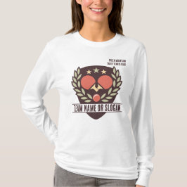Custom Table Tennis Team Name Club T-Shirt