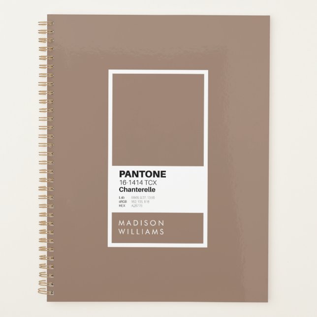 Custom Taue Notebook | Personalisiert Chanterelle Planer (Vorderseite)