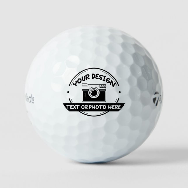 Custom TaylorMade TP5 Golf Balls - USA Made Golfball (Vorderseite)