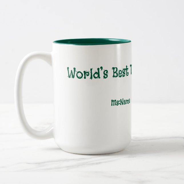 Custom Teacher Gift Mug  (Gauche)