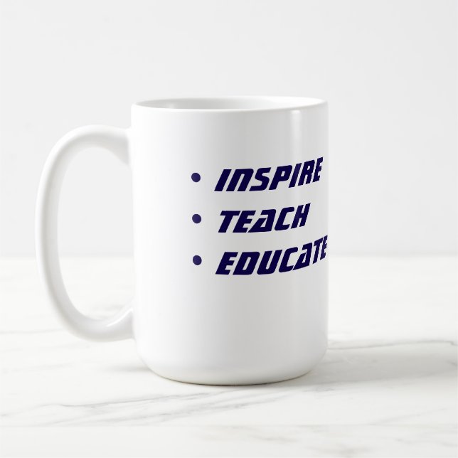 Custom Teacher Gift Mug  Kaffeetasse (Links)