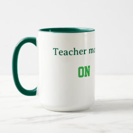 Custom Teacher Gift Mug  Tasse