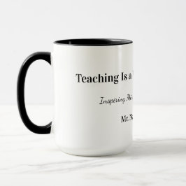 Custom Teacher Gift Mug  Tasse