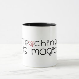 Custom Teacher Heart Frame Appreciation Gift Tasse