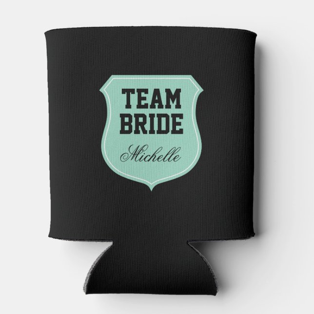 Custom Team Bride kann Kühler für Hochzeitsfeier Dosenkühler (Rückseite)