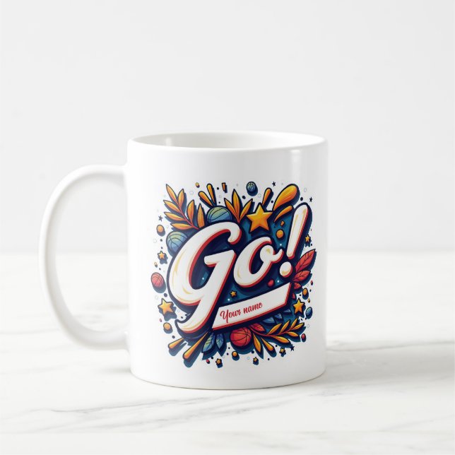 Custom Team Pride Mascot Kaffeetasse (Links)