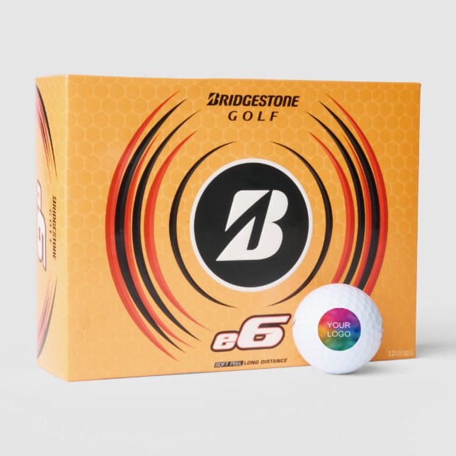 Custom Template Logo Bridgestone e6 12 Pack Golfball (Verpackungen)