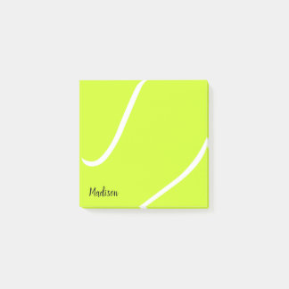 Custom Tennis Ball Tennis Name oder Text Post-it Klebezettel