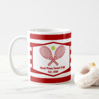 Custom Tennis Country Club Roter Streifen
