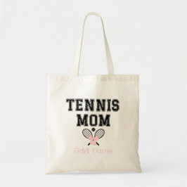 Custom Tennis Mama mit rosa Bow & Rackets Tragetasche