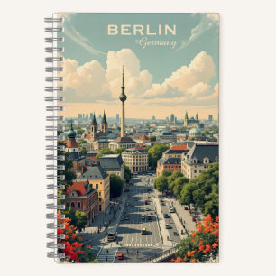 Custom Text Berlin, Deutschland Notizbuch