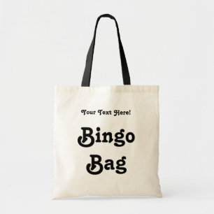 Custom Text Bingo Player Gewinner Bingo Preis Tragetasche