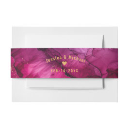 Custom text Celestial Elegance The Marble Symphony Einladungsbanderole