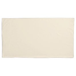 Custom Text CreamPillowcases – Personalized Match Kissenbezug