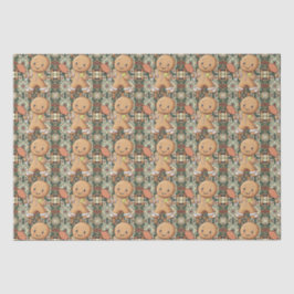 Custom text Crumbly Christmas Kundgebung Gingerbre Seidenpapier
