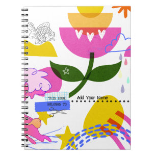 CUSTOM TEXT - Fettformatierung mit Blume Notizblock