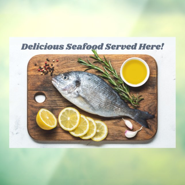 Custom Text Fish Dorado Fensteraufkleber (Blatt 3)