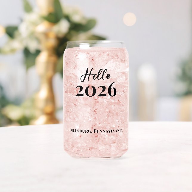 Custom Text Hello 2026 New Years Eve Party (Insitu (Mariage))